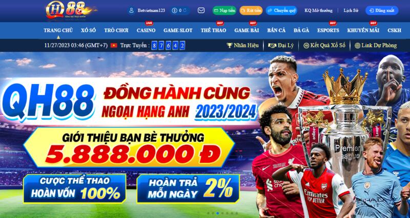 QH88 là địa chỉ uy tín xem kèo bóng đá an toàn